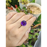 8.52 Ct. Purple Amethyst from Ceylon (Sri Lanka) Life Style