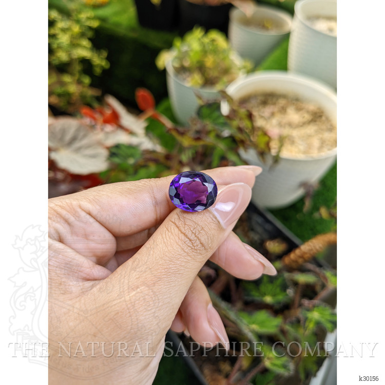 12.59 Ct. Purple Amethyst from Ceylon (Sri Lanka)