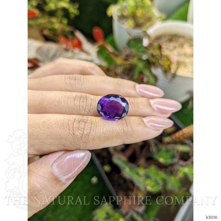 12.59 Ct. Purple Amethyst from Ceylon (Sri Lanka)