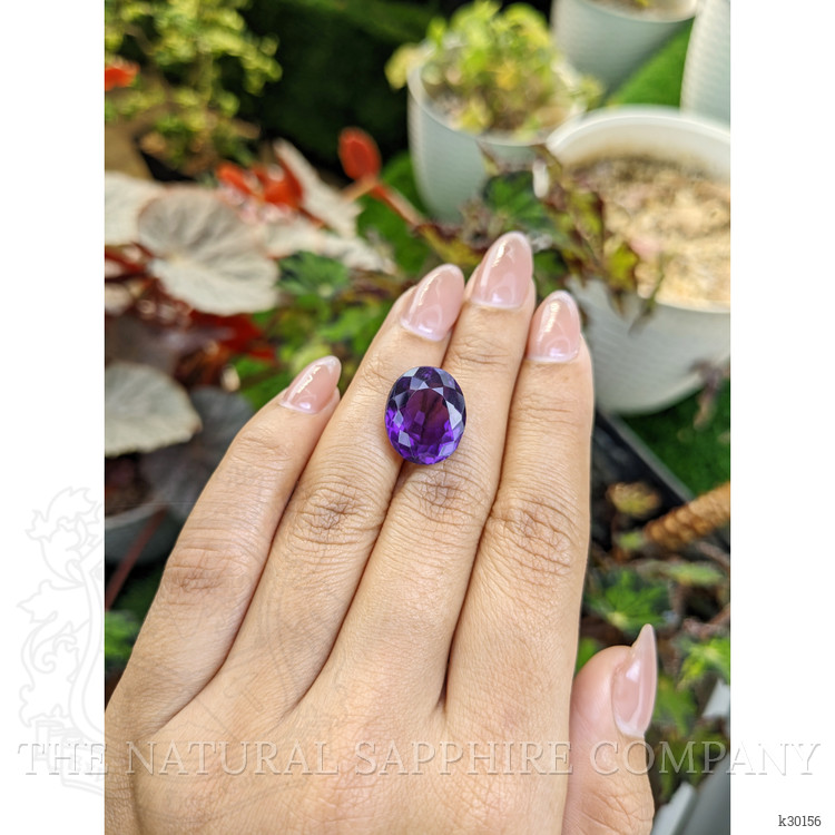 12.59 Ct. Purple Amethyst from Ceylon (Sri Lanka)
