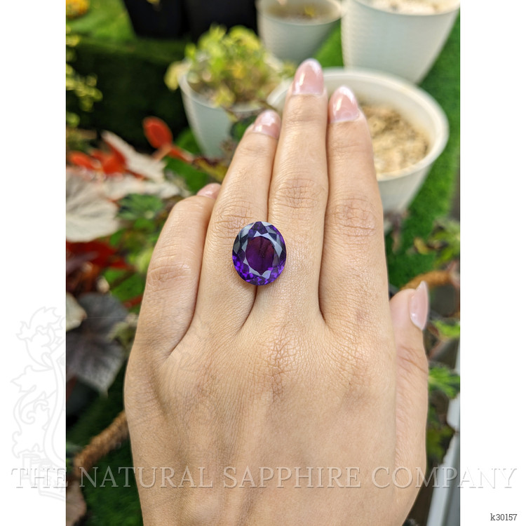 13.21 Ct. Purple Amethyst from Brazil