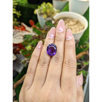 10.99 Ct. Purple Amethyst from Brazil Life Style