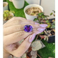13.13 Ct. Purple Amethyst from Brazil Life Style