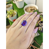 13.13 Ct. Purple Amethyst from Brazil Life Style