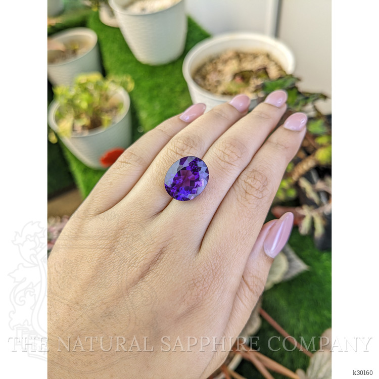 13.13 Ct. Purple Amethyst from Brazil