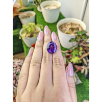 13.13 Ct. Purple Amethyst from Brazil Life Style