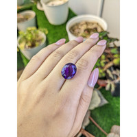 11.74 Ct. Purple Amethyst from Brazil Life Style