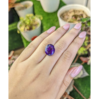 7.70 Ct. Purple Amethyst from Brazil Life Style