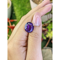 7.70 Ct. Purple Amethyst from Brazil Life Style