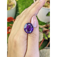 14.22 Ct. Purple Amethyst from Brazil Life Style