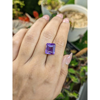 5.96 Ct. Purple Amethyst from Brazil Life Style