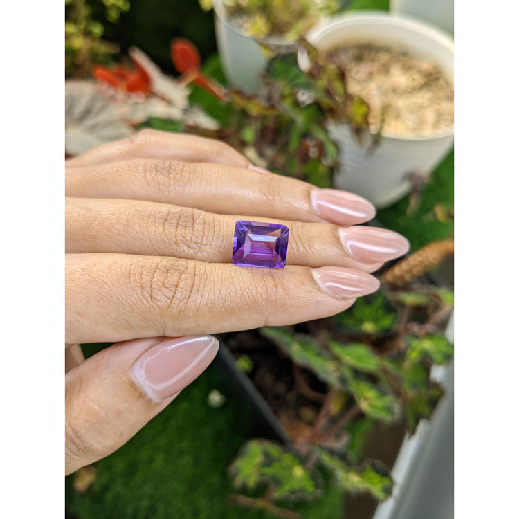 5.96 Ct. Purple Amethyst from Brazil