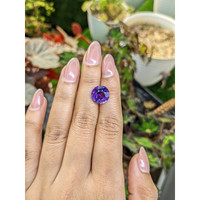 4.64 Ct. Purple Amethyst from Brazil Life Style