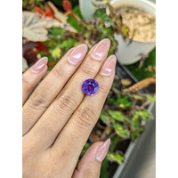 4.64 Ct. Purple Amethyst from Brazil Life Style
