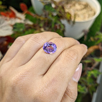 4.29 Ct. Purple Amethyst from Brazil Life Style