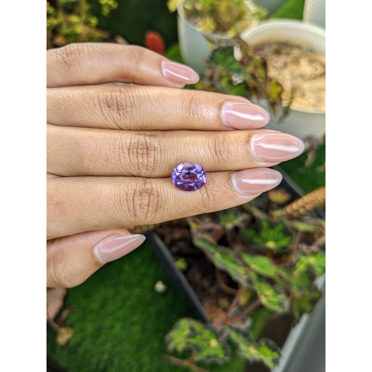 4.29 Ct. Purple Amethyst from Brazil