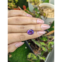 5.21 Ct. Purple Amethyst from Brazil Life Style