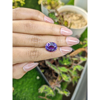 7.08 Ct. Purple Amethyst from Brazil Life Style
