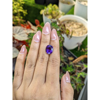 5.07 Ct. Purple Amethyst from Brazil Life Style