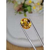 5.46 Ct. Orangish Yellow Citrine from Brazil Life Style
