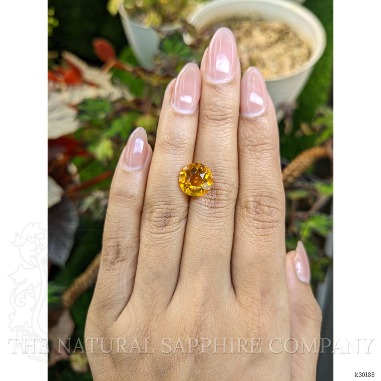 4.59 Ct. Orangish Yellow Citrine from Brazil
