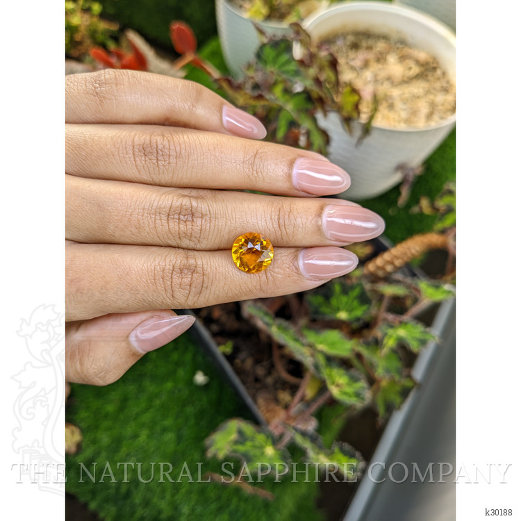 4.59 Ct. Orangish Yellow Citrine from Brazil