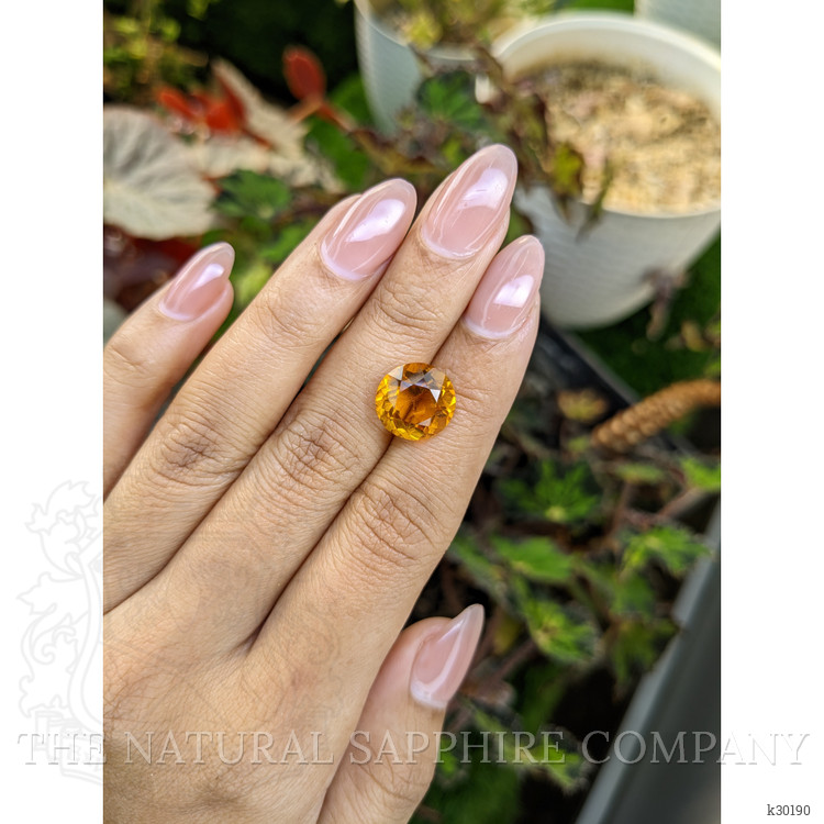 5.80 Ct. Yellowish Orange Citrine from Brazil