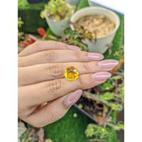 5.70 Ct. Yellow Citrine from Brazil Life Style