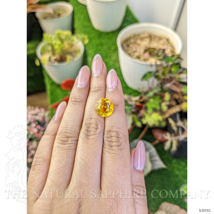5.70 Ct. Yellow Citrine from Brazil