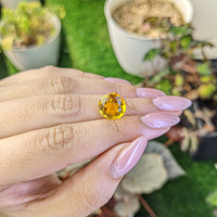 5.15 Ct. Yellow Citrine from Brazil Life Style