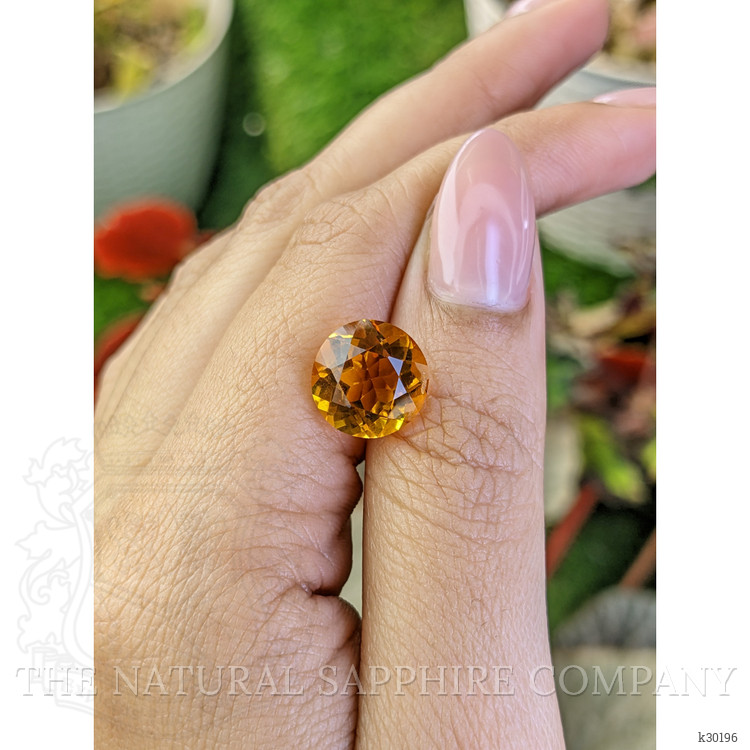5.26 Ct. Orangish Yellow Citrine from Brazil