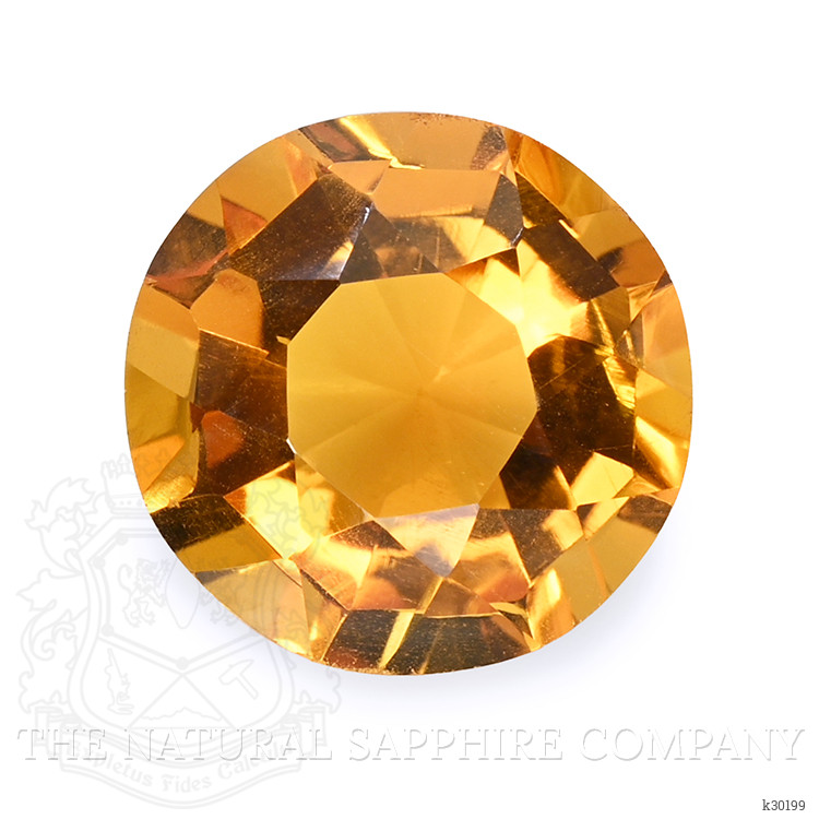 4.86 Ct. Orangish Yellow Citrine from Brazil