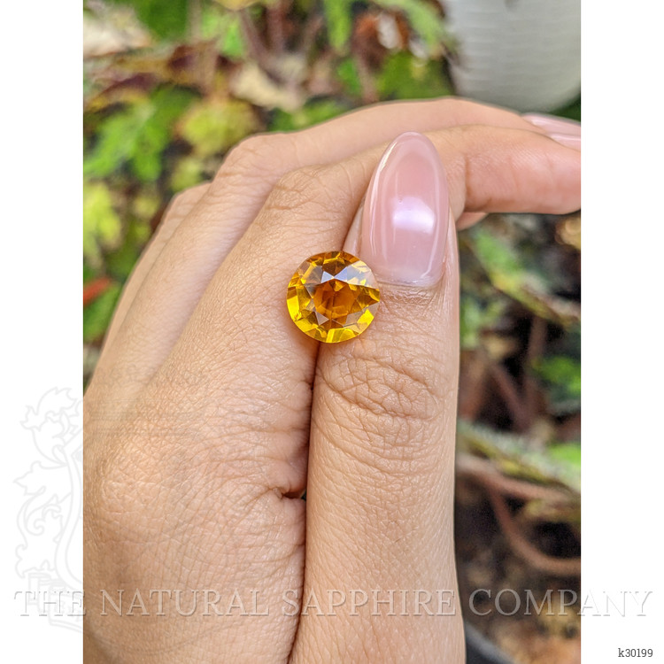 4.86 Ct. Orangish Yellow Citrine from Brazil