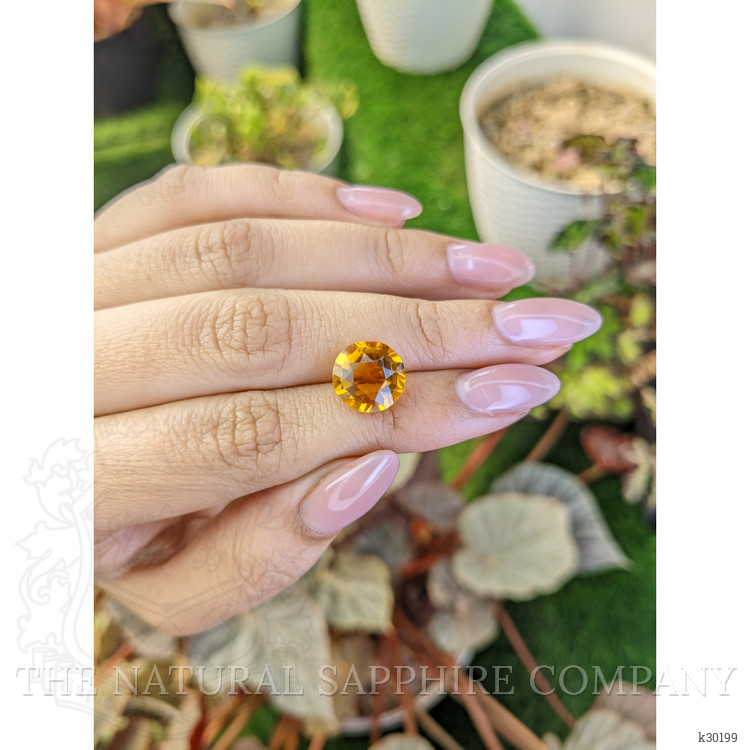 4.86 Ct. Orangish Yellow Citrine from Brazil