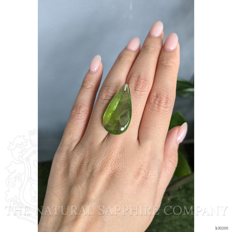 35.62 Ct. Green (Lime Green) Peridot from Burma (Myanmar)