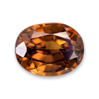 3.72 Ct. Orangish Brown Zircon from Ceylon (Sri Lanka) Video