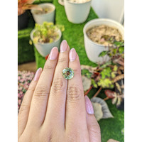 5.45 Ct. Green Prasiolite from Brazil Life Style