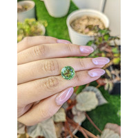 5.83 Ct. Green Prasiolite from Brazil Life Style
