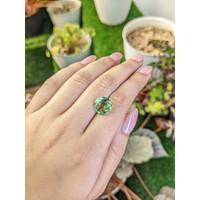 5.83 Ct. Green Prasiolite from Brazil Life Style
