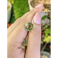 6.03 Ct. Yellowish Green Prasiolite from Brazil Life Style