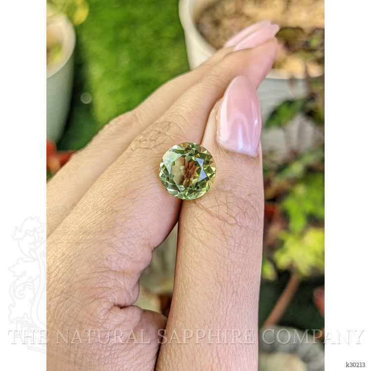 6.03 Ct. Yellowish Green Prasiolite from Brazil