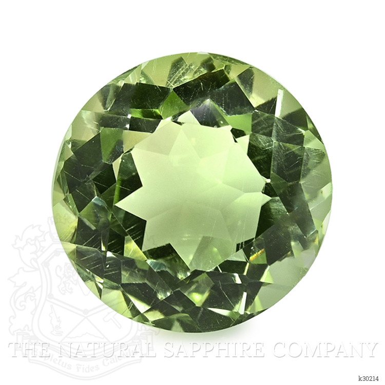 5.19 Ct. Yellowish Green Prasiolite from Brazil