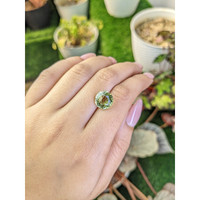 5.19 Ct. Yellowish Green Prasiolite from Brazil Life Style