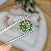 5.19 Ct. Yellowish Green Prasiolite from Brazil Life Style