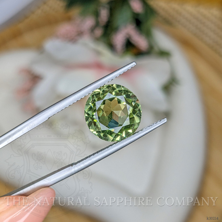 5.19 Ct. Yellowish Green Prasiolite from Brazil