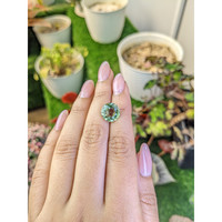 5.06 Ct. Yellowish Green Prasiolite from Brazil Life Style