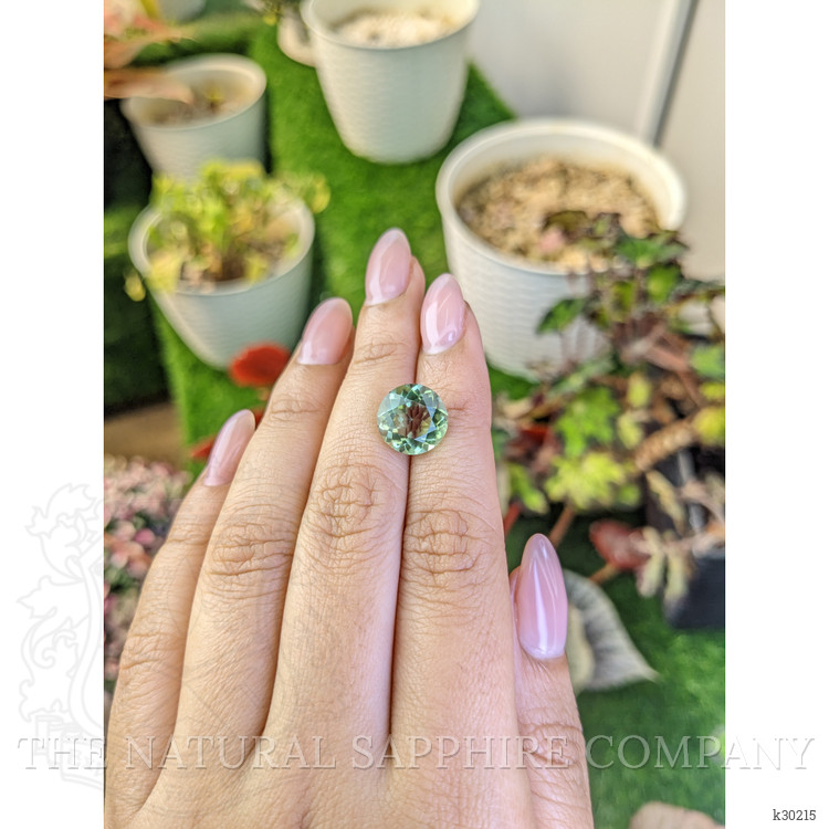 5.06 Ct. Yellowish Green Prasiolite from Brazil