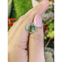 5.06 Ct. Yellowish Green Prasiolite from Brazil Life Style