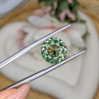 5.06 Ct. Yellowish Green Prasiolite from Brazil Life Style