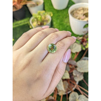 5.69 Ct. Yellowish Green Prasiolite from Brazil Life Style